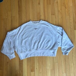 Nike Women's Over-Oversized Crew-Neck Sweatshirt Lavender